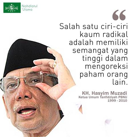 Salah satu ciri-ciri rkaum radikal adalah memiliki semangat yang tinggi dalam mengoreksi paham orang lain.