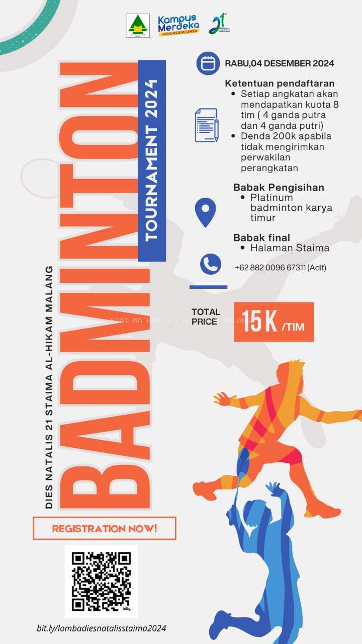 Dies Natalis ke-21 STAIMA, Semarakkan dengan Turnamen Badminton 2024