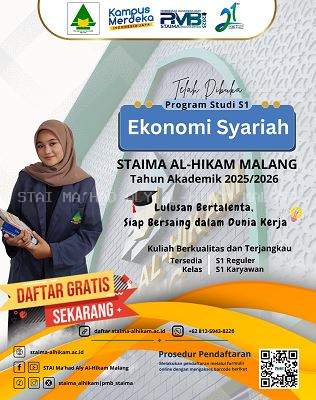 STAIMA Al-Hikam Malang Resmi Membuka Pendaftaran Program Studi S1 Ekonomi Syariah Tahun 2025