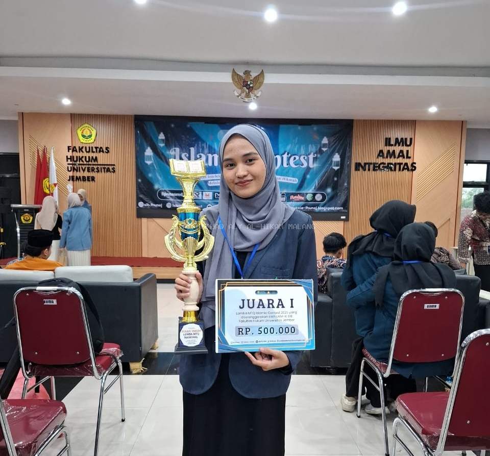 Sekali Lagi, Naila Aziska Raih Juara 1 MTQ di Islamic Contest 2025 di Universitas Jember