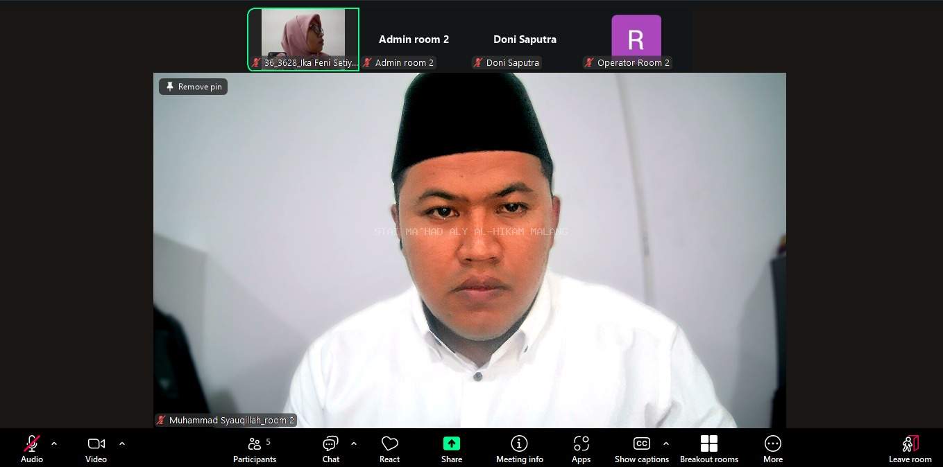Muhammad Syauqillah, Akademisi STAIMA Al-Hikam Angkat Isu Global di Forum Internasional SARIRA 2025