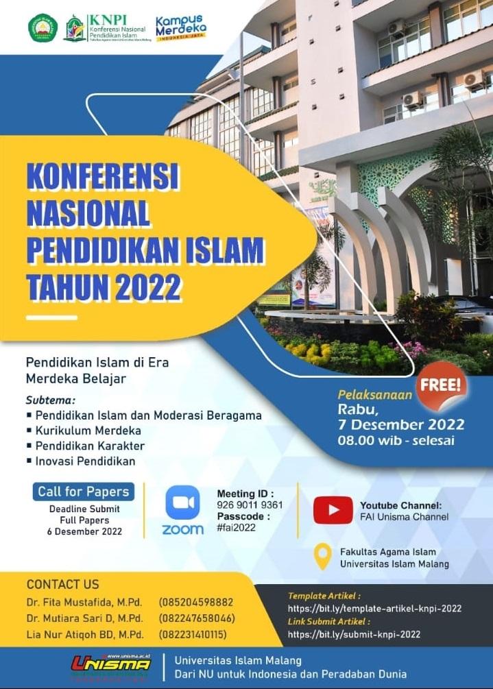 Konferensi Nasional Pendidikan Islam Di Era Merdeka Belajar